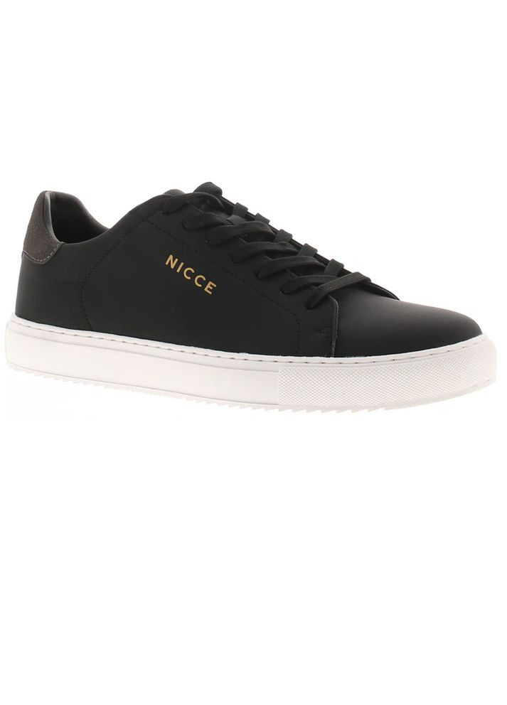 Черные всесезонные мужские черные кроссовки - 41р. Nicce