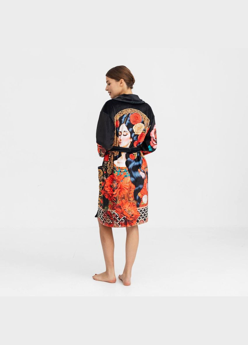 Халат женский из плюшевого велюра эксклюзивный Rose 18315 L-XL FlexDress (336767188)