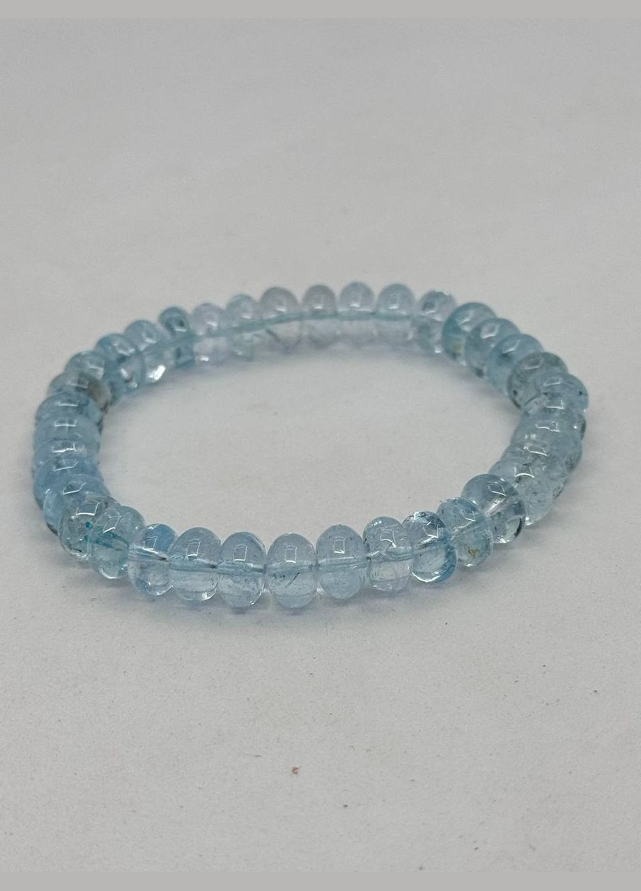 Браслет з топаза 17 см Блакитний No Brand (337510828)