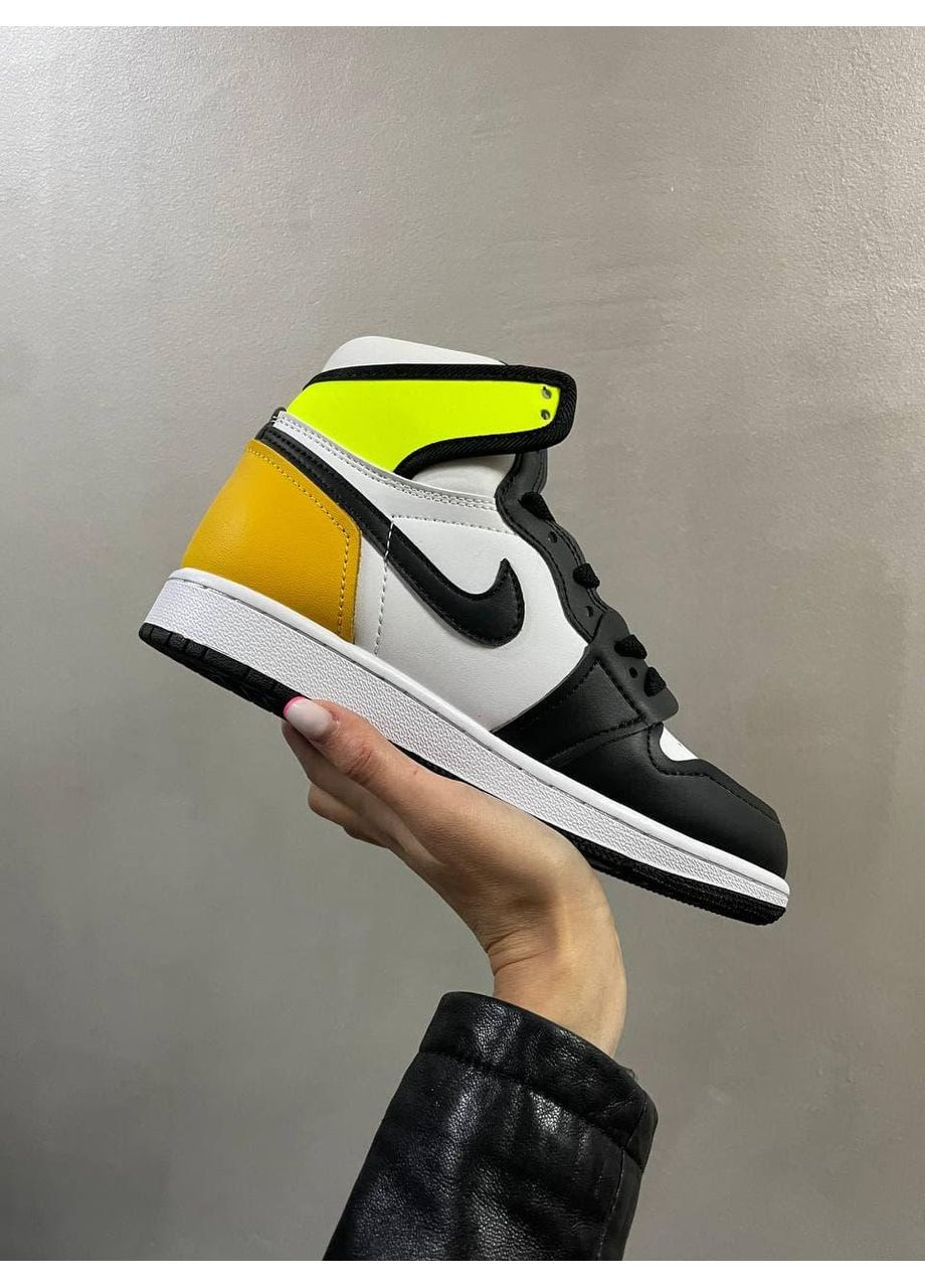 КРОСІВКИ ЖІНОЧІ NIKE AIR JORDAN 1 HIGH OG VOLT GOLD НАЙК АІР ДЖОРДАН No Brand білі демісезони (367177697)