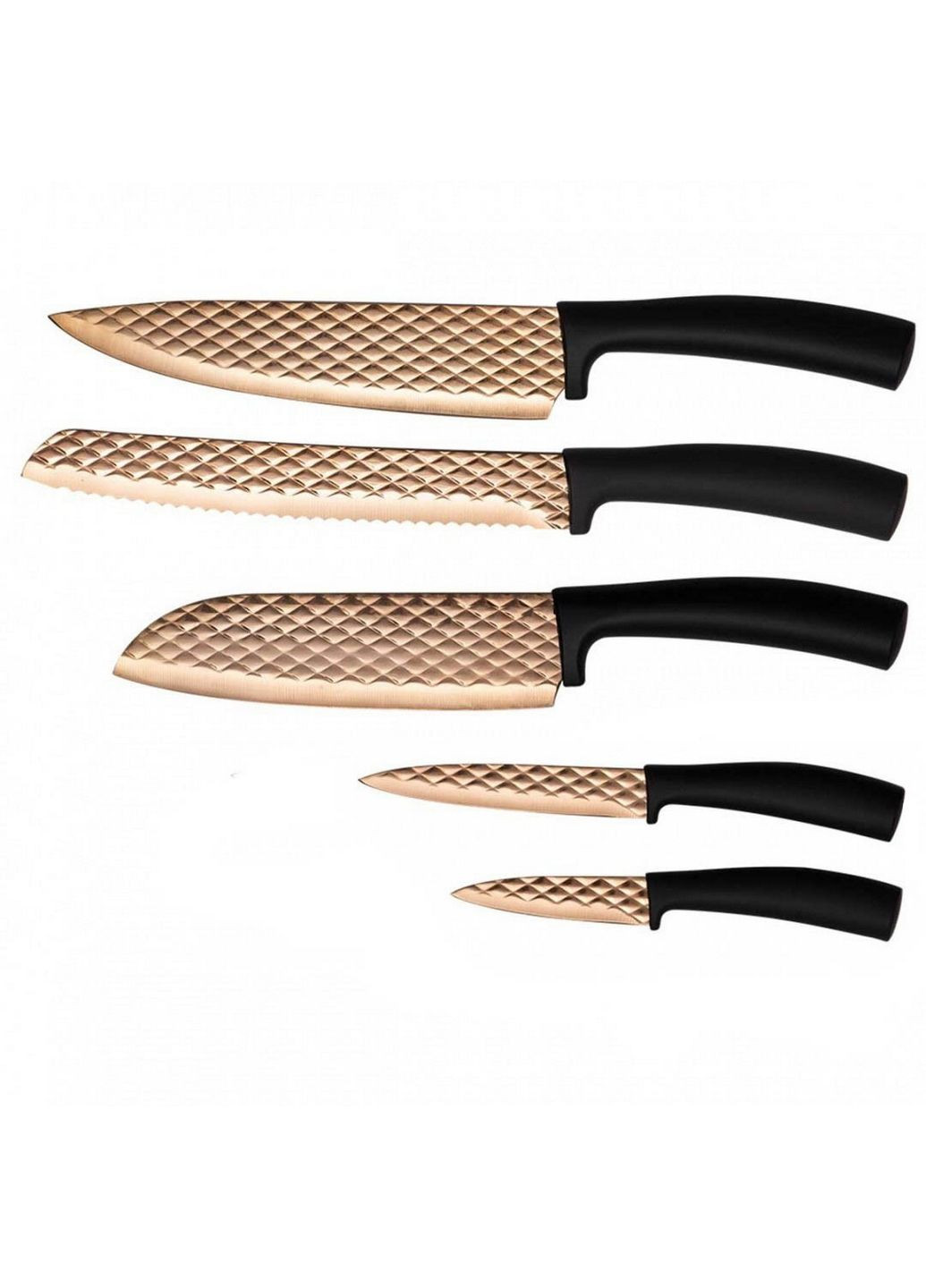 Набір ножів із 5 предметів Metallic Line Rose Gold Edition Berlinger Haus комбінований,