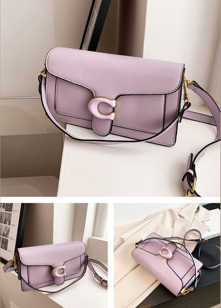 Женская сумка Coach 6938 кросс-боди лиловая No Brand (303428973)