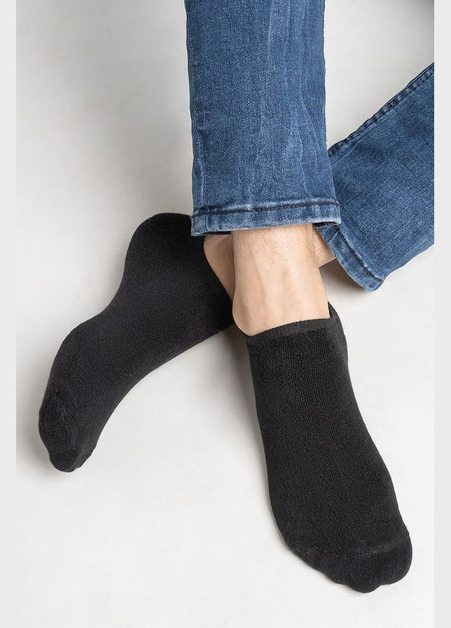Мужские хлопковые носки Legs low terry 80 black (283250644)