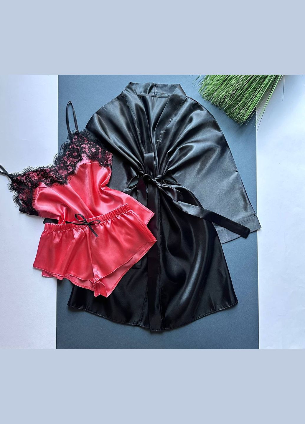 Персиковая всесезон женский халат и пижама, комплект для дома Exclusive