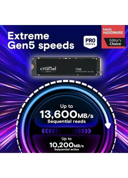 SSD накопитель 1 TB (CT1000T705SSD3) Crucial T705 (370621097)