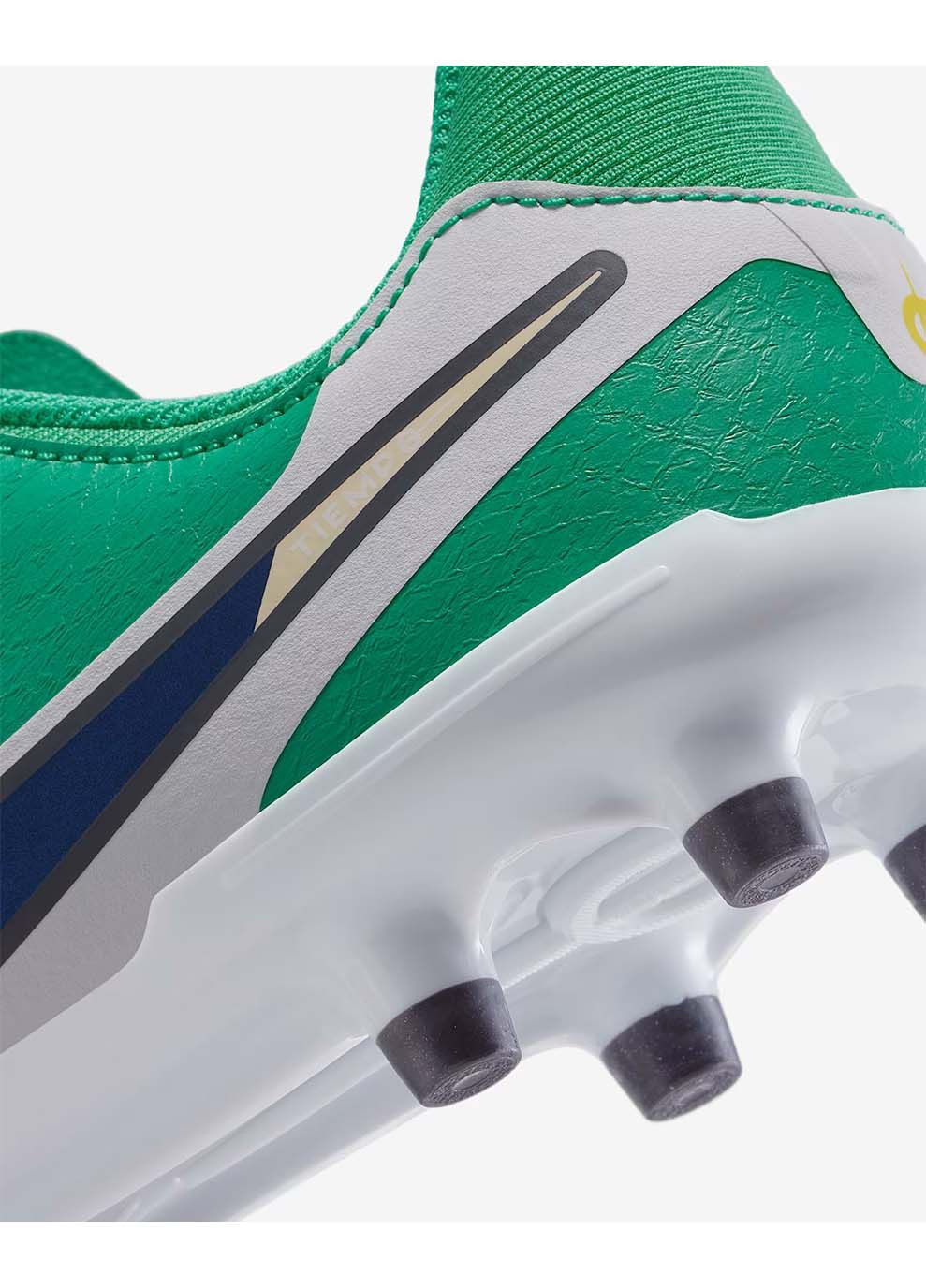 Зеленые детские бутсы jr legend 10 academy fg/mg lv8 зеленый Nike