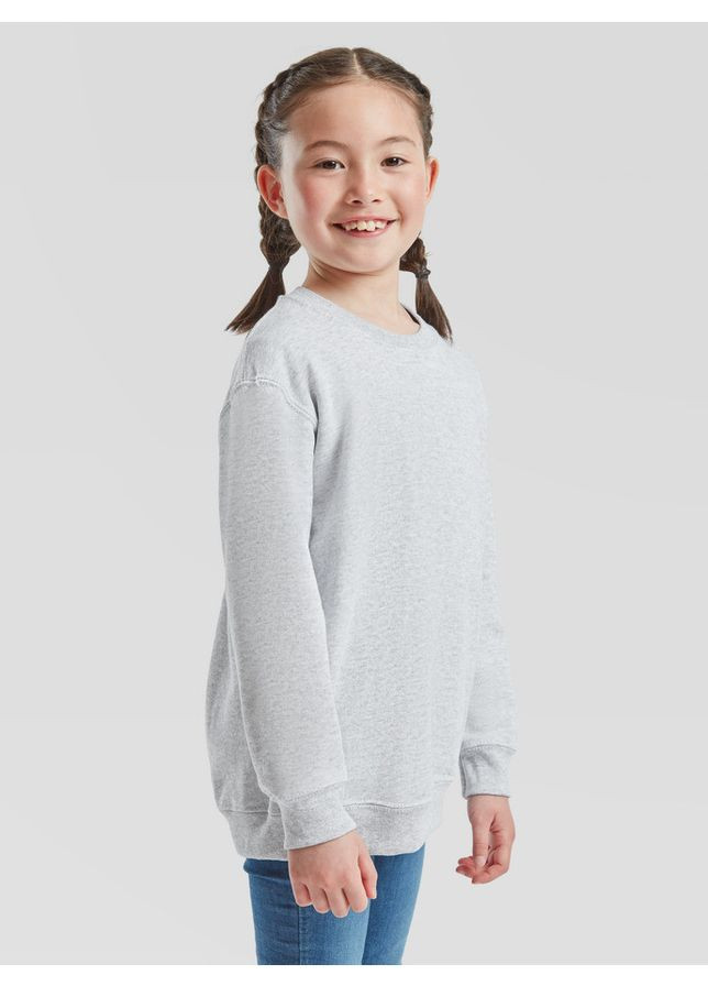 Детский свитер на флисе, толстовка на флисе, кофта детская Fruit of the Loom (368786636)