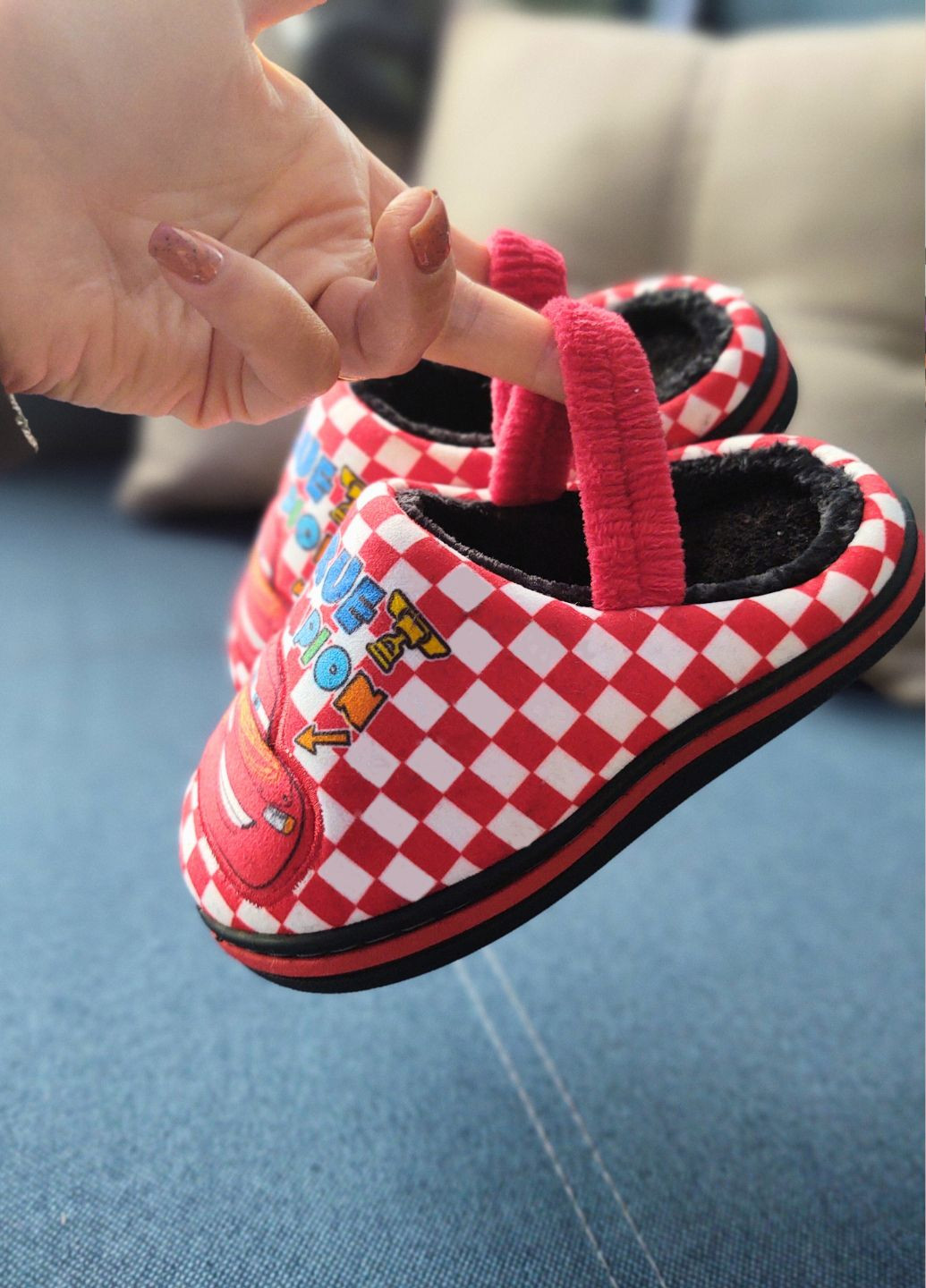 Дитячі теплі кімнатні капці Warm Children Cars FS (321063162)