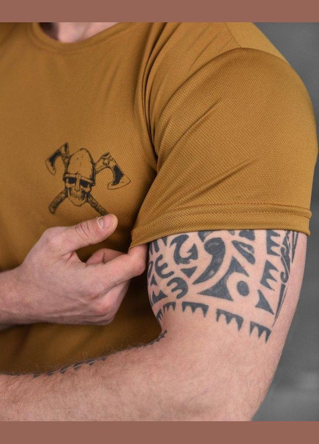 Тактична потовідвідна футболка Odin viking кайот 2XL No Brand (293068355)