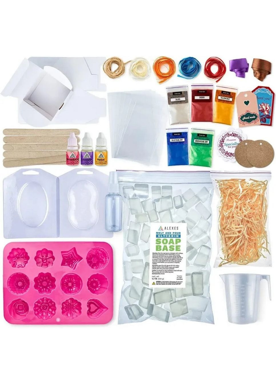 Набор для изготовления мыла ручной работы Глицериновый SBM-002 Alexes (356347461)