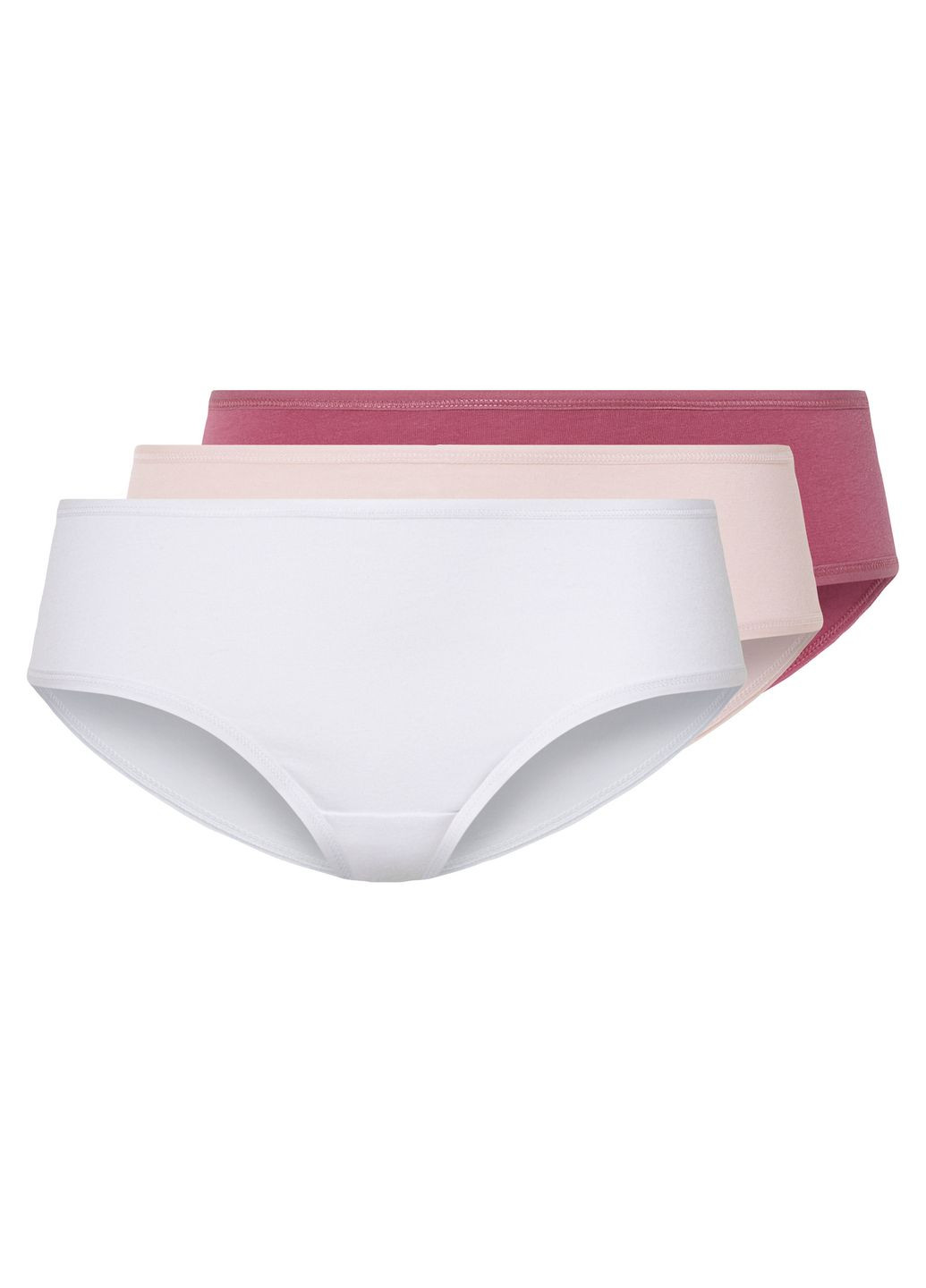 Трусики-хипстеры набор 3 шт. хлопковые для женщины LYCRA® 474529 Esmara С гигиенической ластовицей (345648163)