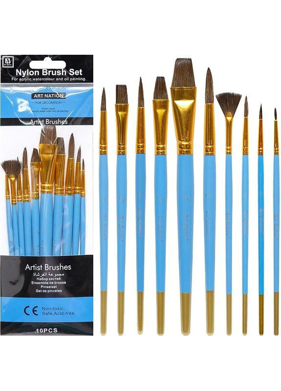 Набор кисточек художественных BREW1011K 1 в наборе 10 шт Bambi (364125503)