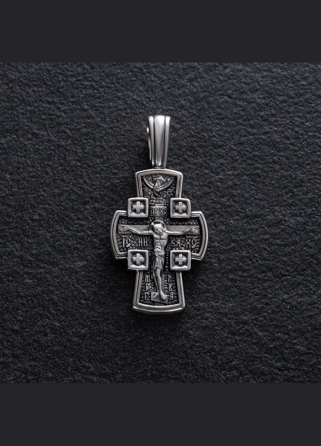 Православний хрест Розп'яття Господнє. Ангел Хранитель 131017 Oniks (264022951)
