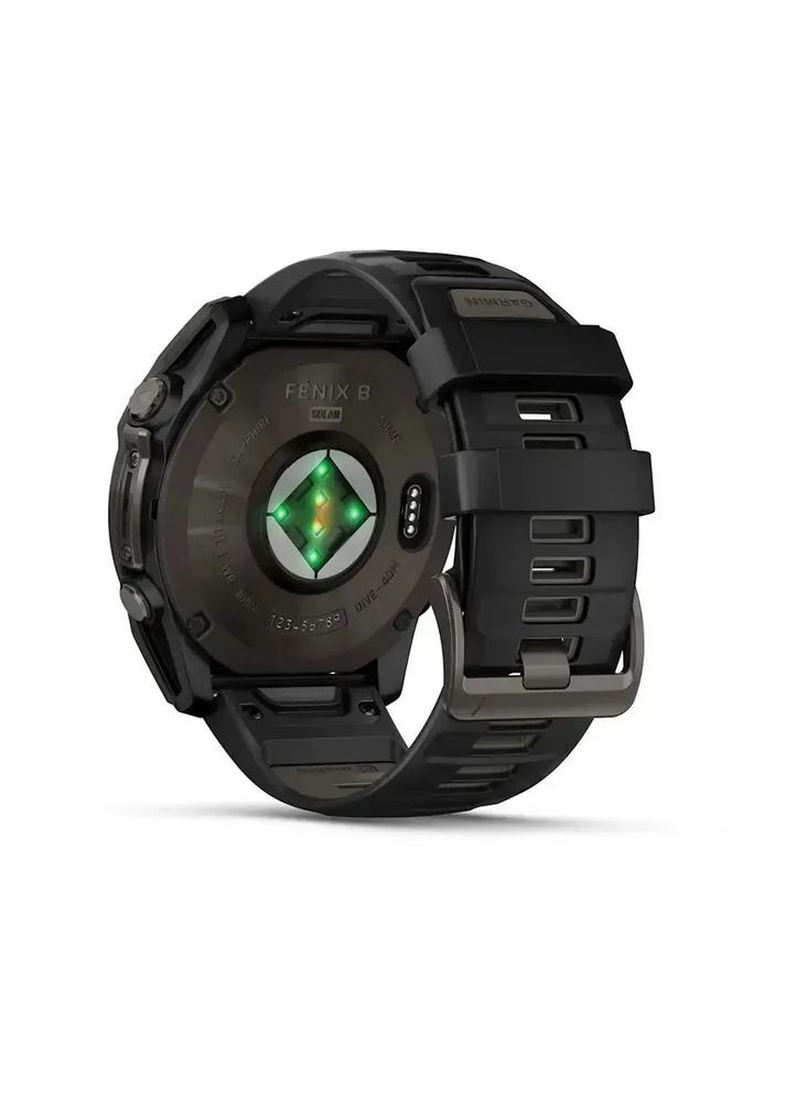 Смарт-годинник fenix 8 51mm,Saph Solar,CrbnGry Ti/Blk,Blk/PblGryBnd Garmin (357435816)