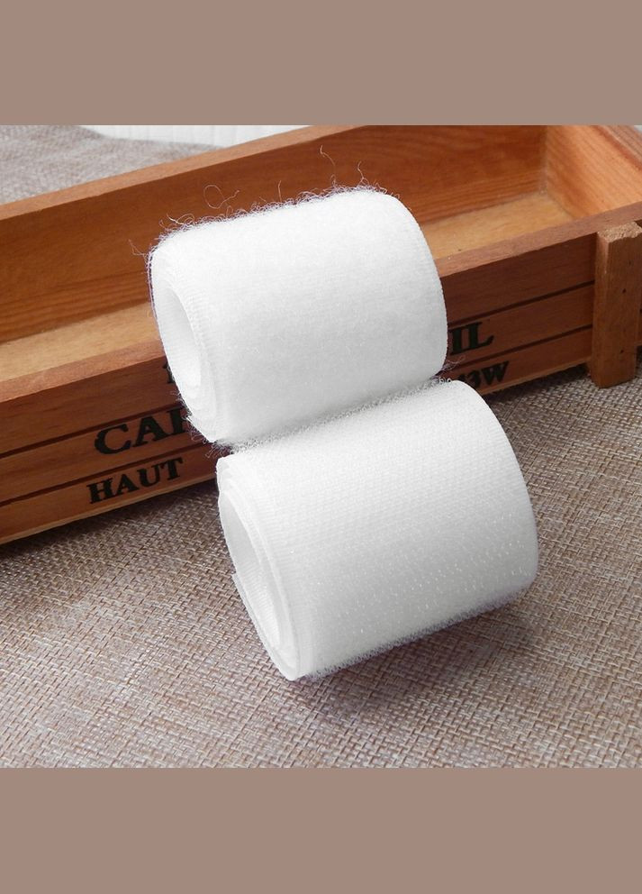 Стрічка-липучка Велкро, пришивна, 5 см, біла No Brand (340483982)