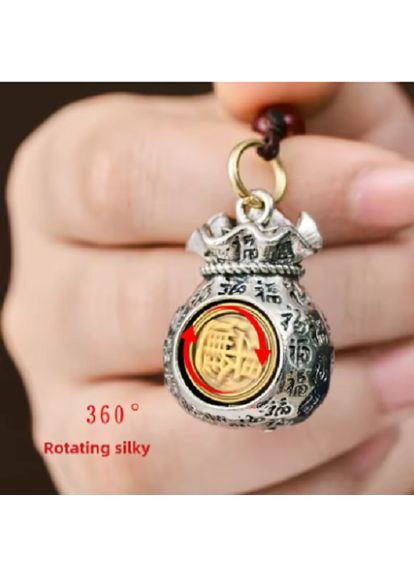 Креативні вінтажні брелоки, що обертаються, зі сплаву мельхіору із зображенням дванадцять знаків зодіаку No Brand (292260764)