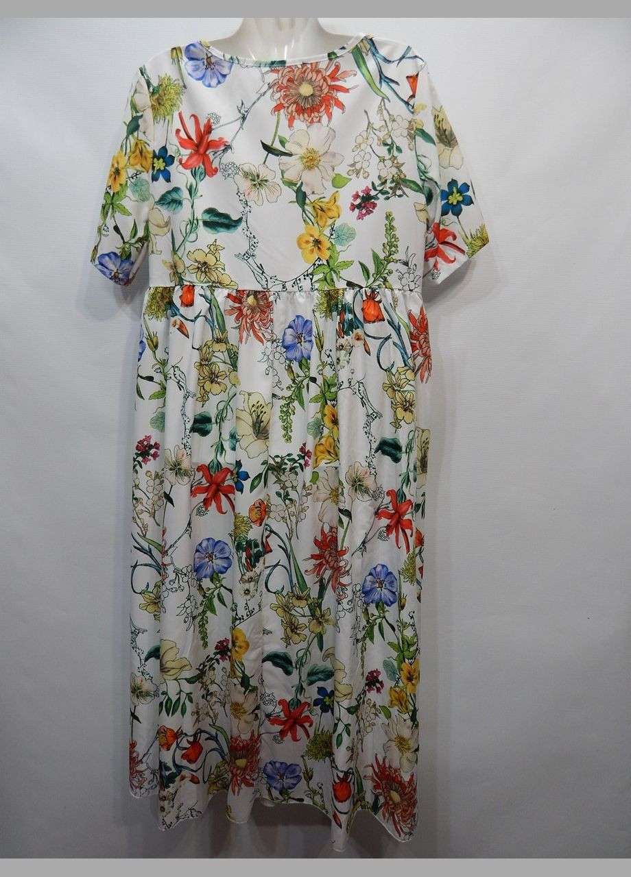 Комбинированное летнее женское платье oversize р.5052 009жс (только в указанном размере, только 1 шт.) Emery Rose