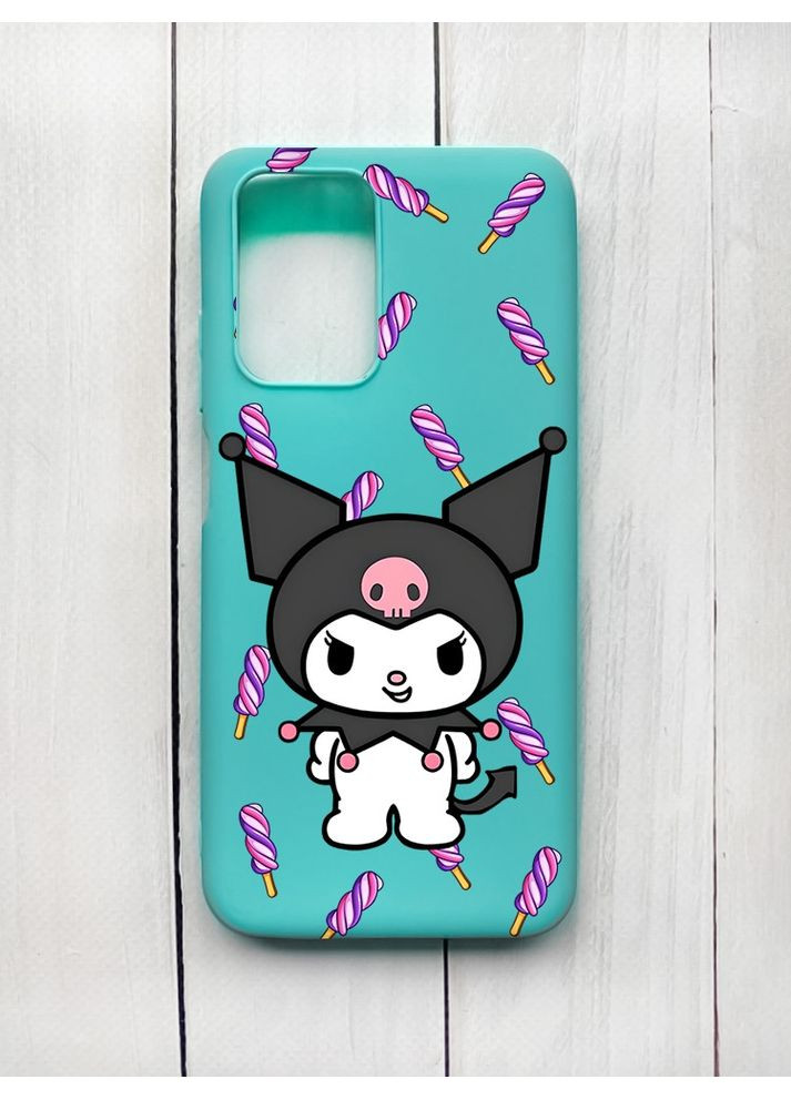 Матовий бірюзовий чохол на Xiaomi Redmi 10 Куромі (принт 390) Creative (360675279)