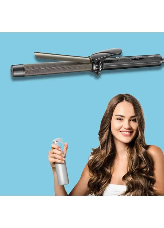 Плойка для волосся V-579 керамічне покриття 25 мм температурний діапазон 130-210 °C 50 Вт VGR (370606736)
