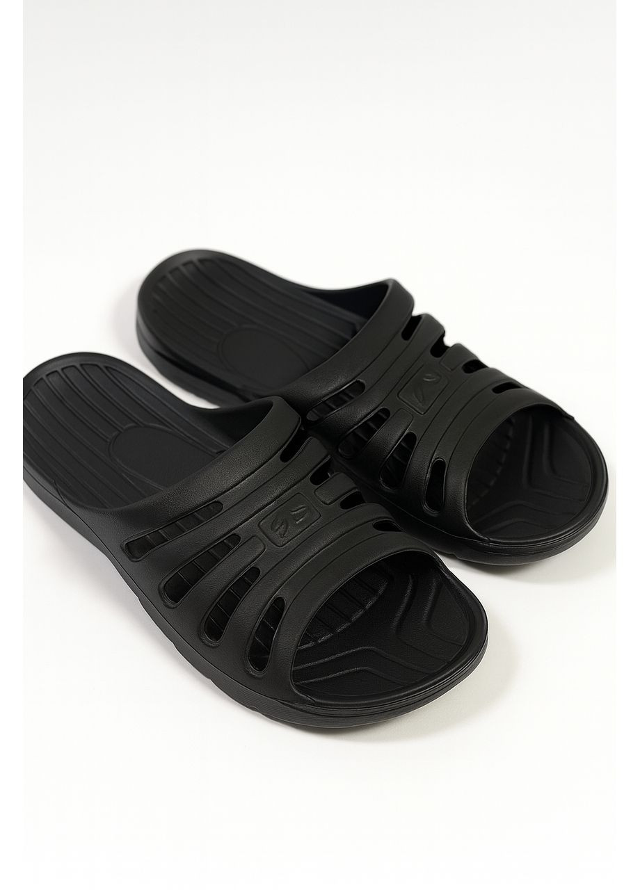 Пантолети шльопанці чоловічі чорні (L104) 42/43 Gipanis (370967614)