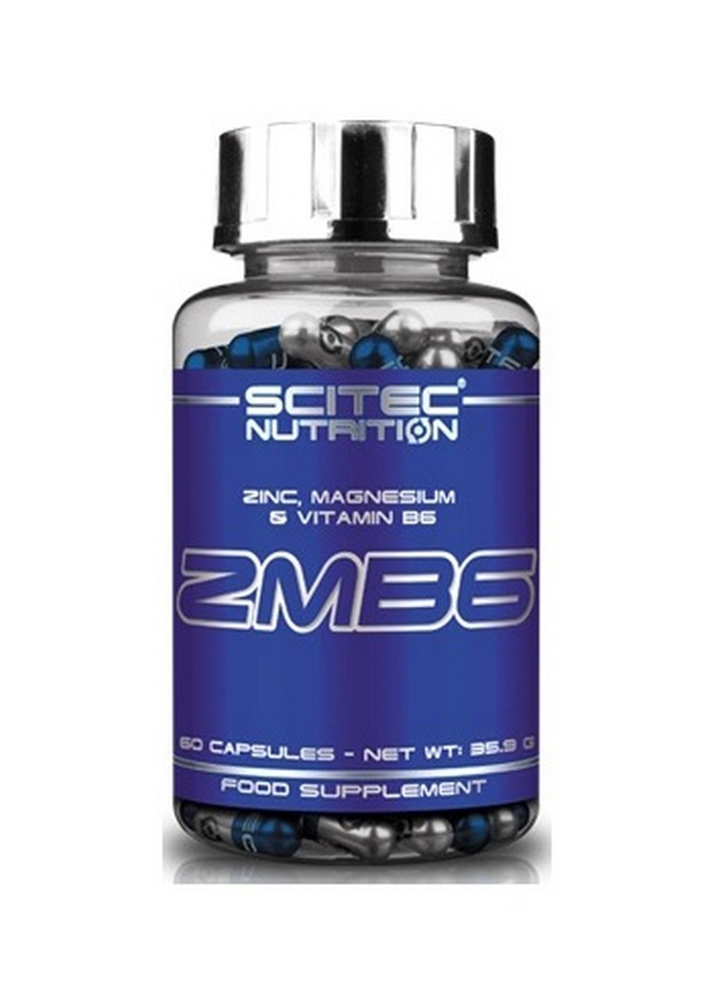 Стимулятор тестостерона Scitec ZMB6, 60 капсул Scitec Nutrition (293483323)