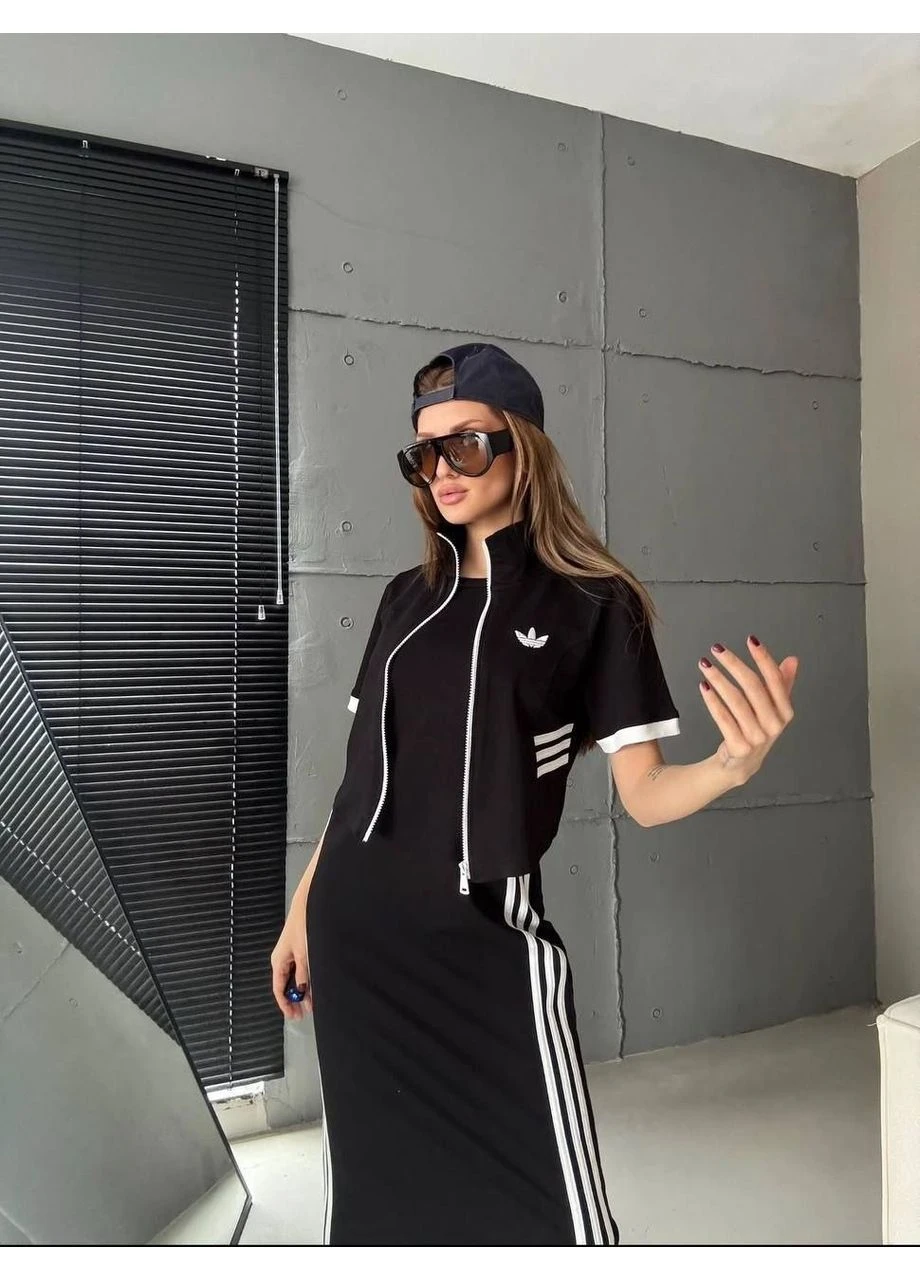 Жіночий костюм з двонитки No Brand (400043082)