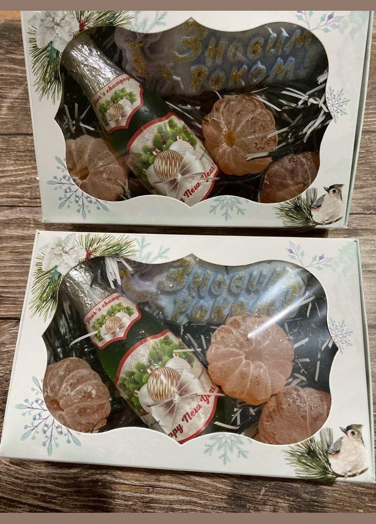 Мило ручної роботи.Новорічний подарунковий набір мила ручної роботи No Brand (343052247)