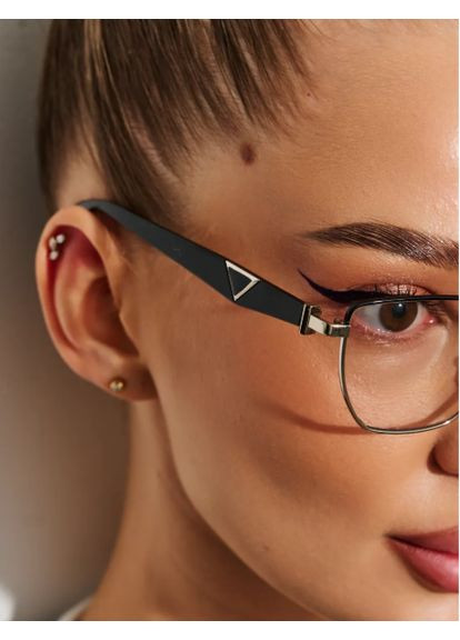 Окуляри для зору +4.00 для читання та роботи за комп*ютером на середне обличчя БлюБлокер Антиблік Fabia Monti (365301043)