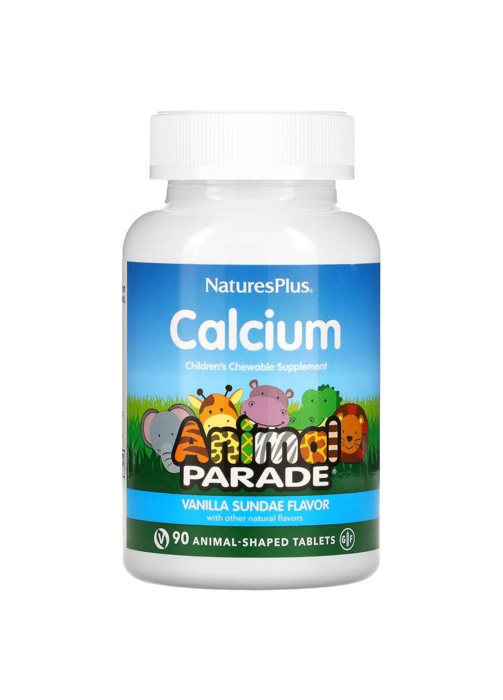 Кальцій для дітей Calcium Chewable, 90 таблеток Nature's Plus (360948616)