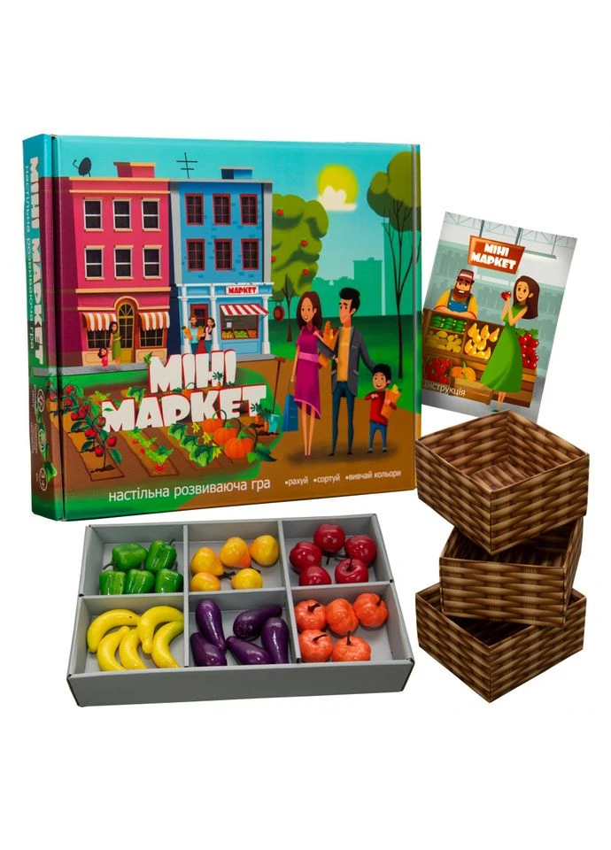 Настольная игра "Мини Маркет" 30915 (укр.) Strateg (335004446)