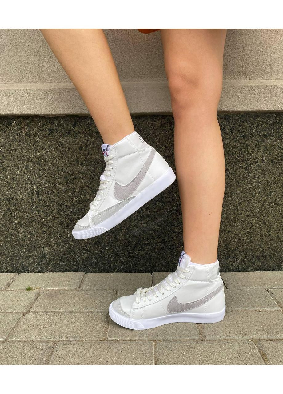 Бежевые демисезонные кроссовки мужские nike blazer 77 low ‘77 vintage white beige 2 найк блейзер No Brand