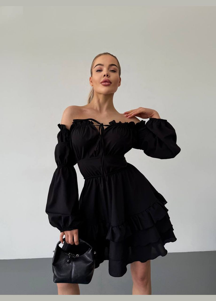 Чорна жіноча сукня софт No Brand