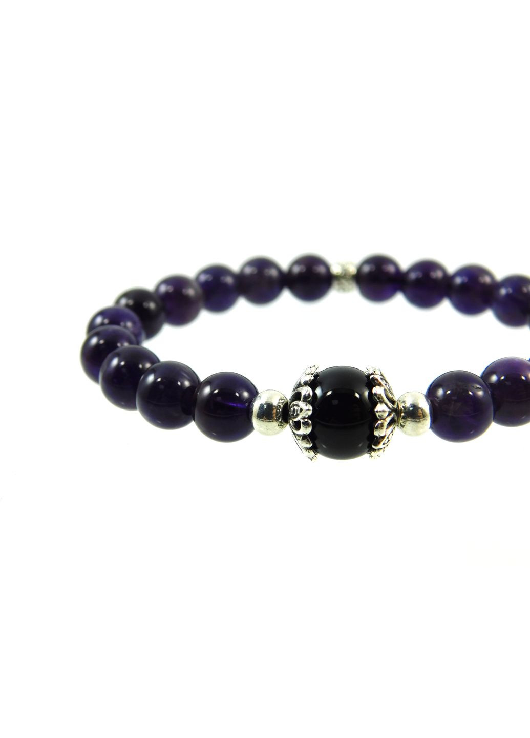 Браслет "Парний" Аметист, Агат 19 Fursa fashion (322314104)