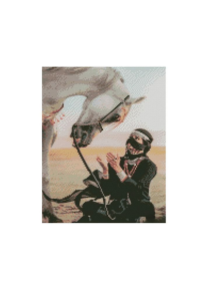 Набір для творчості алмазна картина В пустелі з конем KB038 Strateg (315989534)