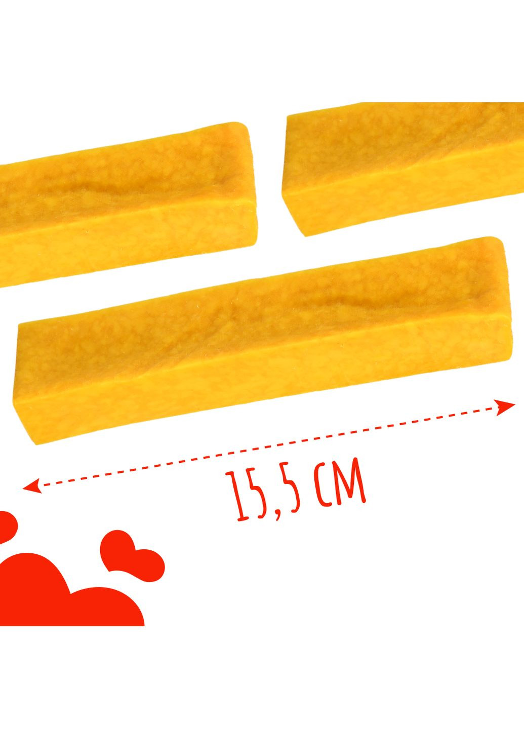 Ласощі для собак Сирні палички з куркумою 125 г Mavsy (353515476)