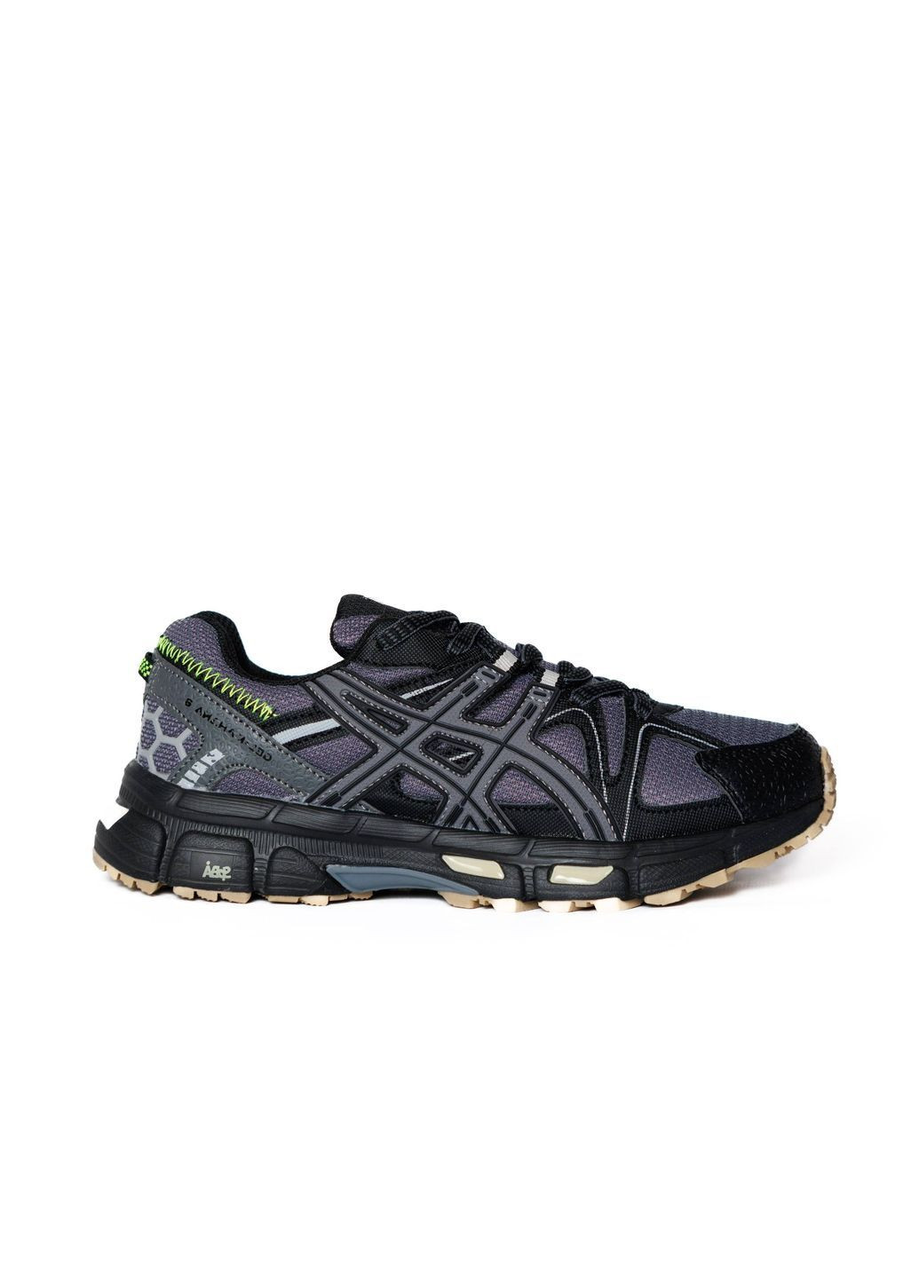 Кроссовки женские Asics Dark Grey ND No Brand Gel Kahana 8 тёмно-серые зима (366962303)