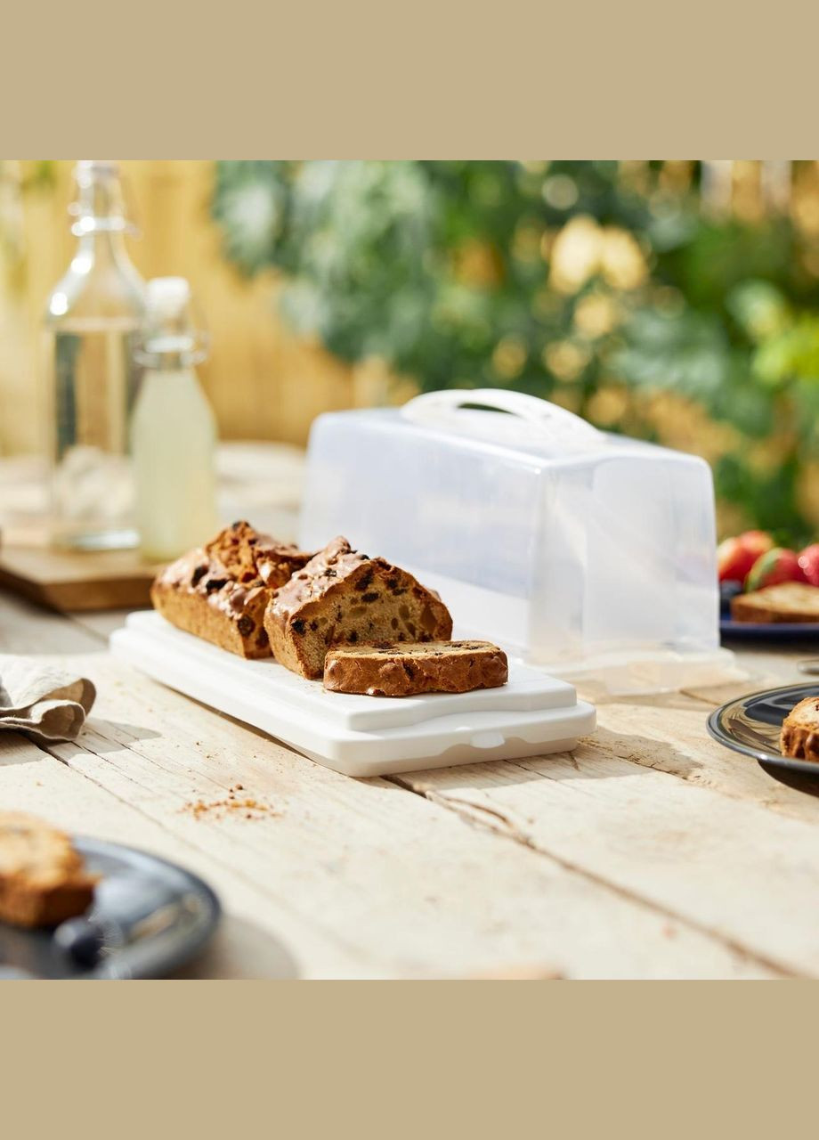 Контейнер для торта пластиковый с ручкой Fresh (17225) Голубой Rotho (334008304)