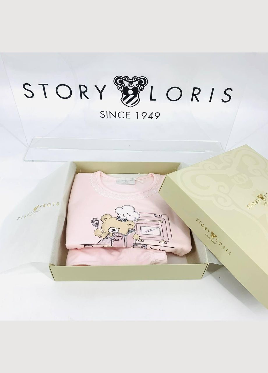 Розовая пижама, ст. 17301, orso chef, 2 года, 92 см Story Loris