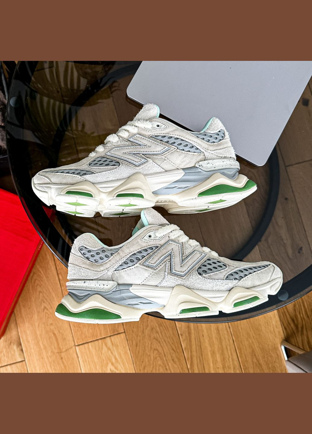 Сірі Осінні кросівки чоловічі і жіночі new balance 9060 grey | нью беланс 9060 сірі No Brand