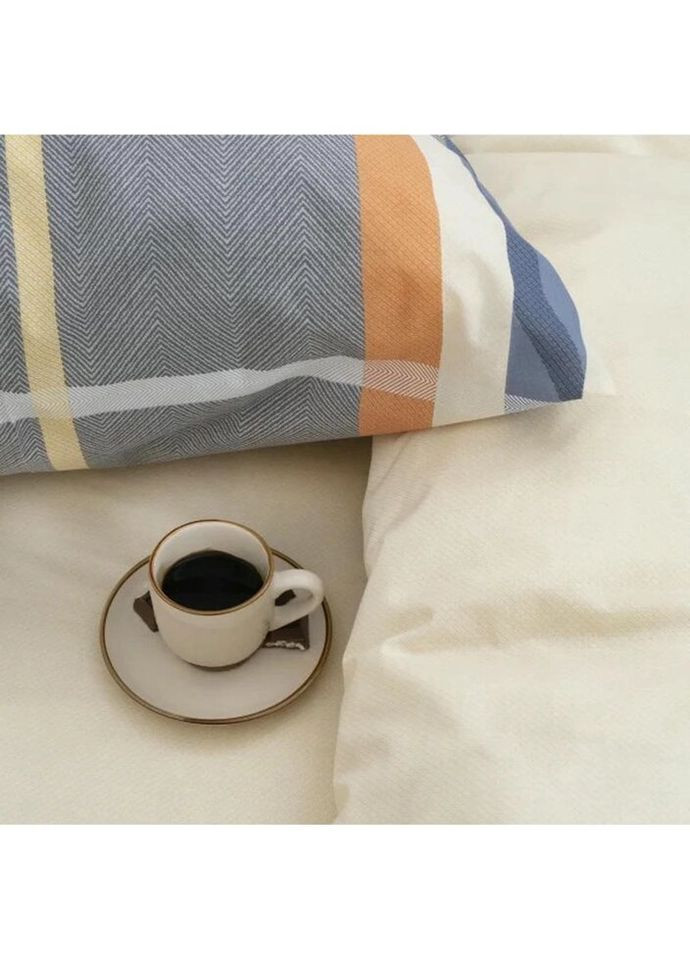 Постільна білизна євро Ранфорс 24249-E 220х200 см Viluta (336327793)