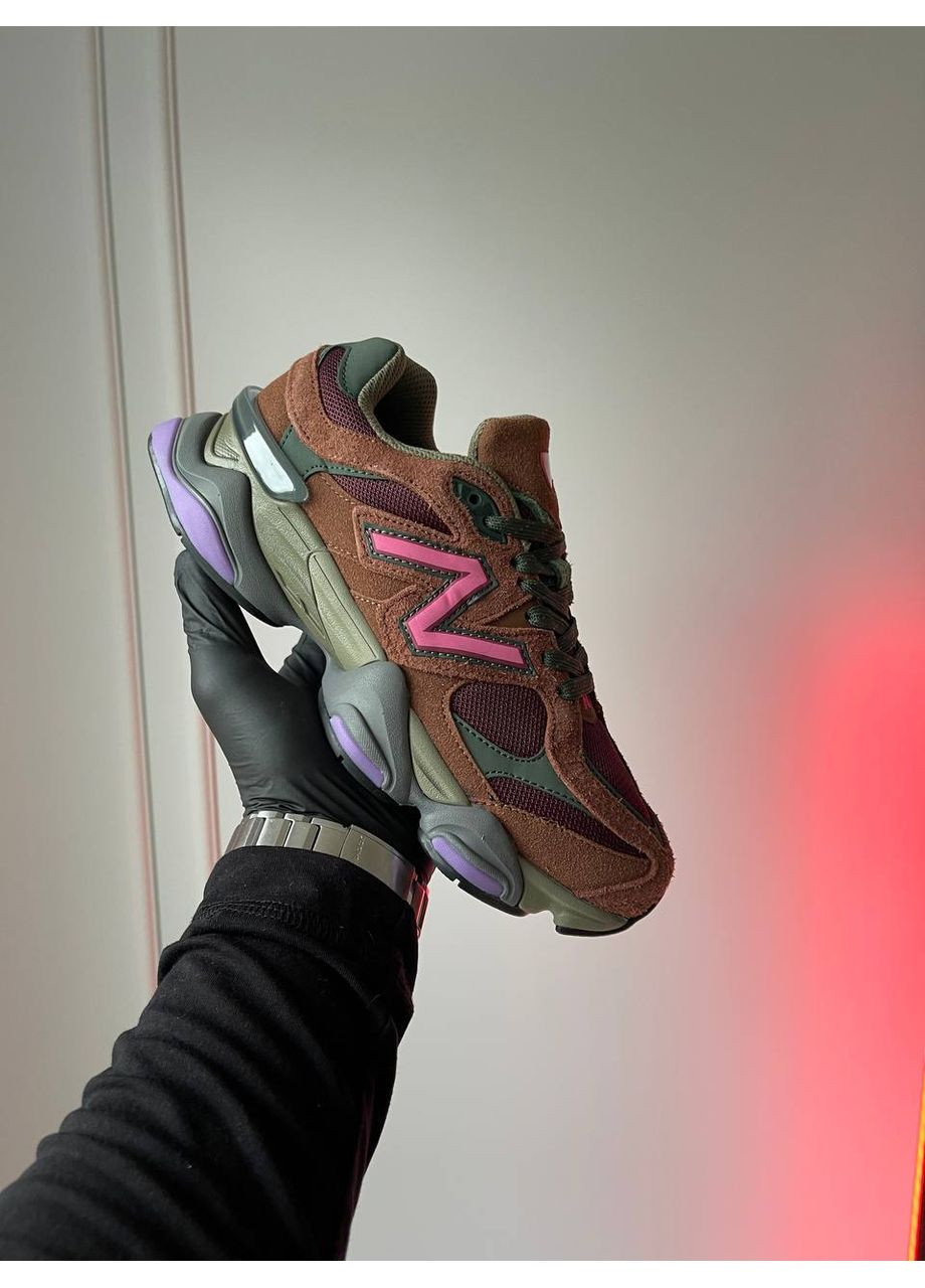 Коричневі Осінні кросівки чоловічі і жіночі New Balance 9060 brown | Нью Беланс 9060