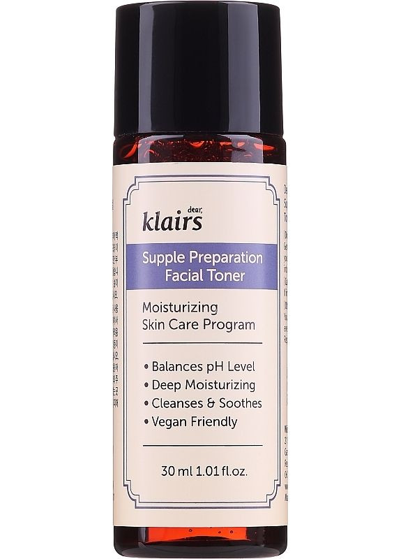 Увлажняющий тонер Supple Preparation Facial Toner 30ml (2-917127) dear, Klairs (369793278)