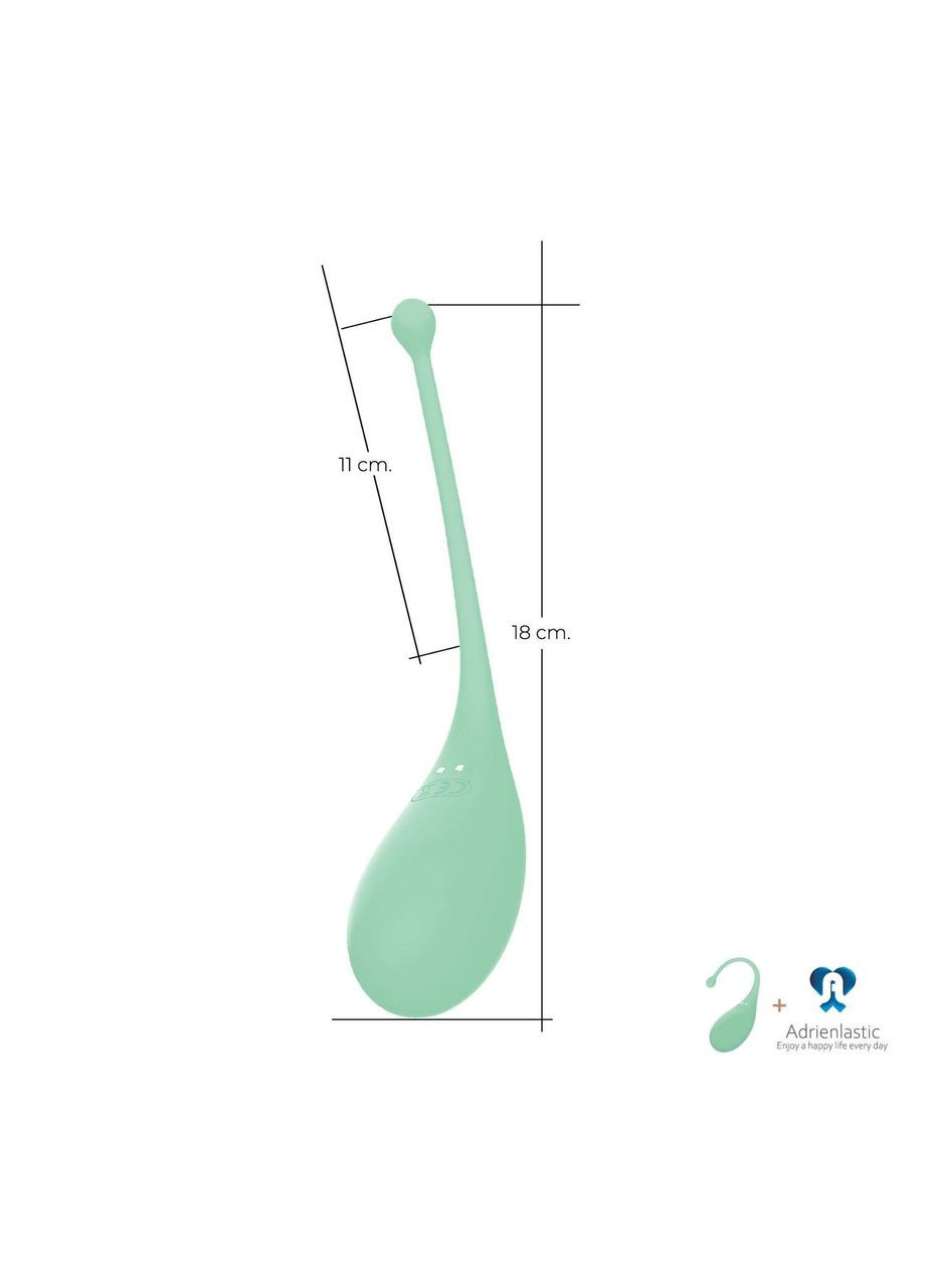 Смарт-віброяйце Adrien Lastic Palpitation Mint з глибинною вібрацією No Brand (303894103)