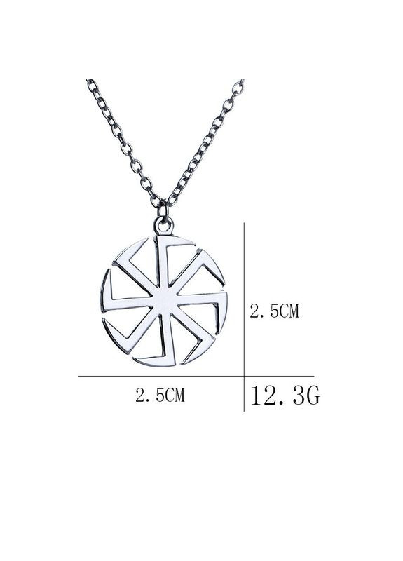 Кулон підвіска Слов'янський оберіг коловрат із зіркою Русі амулет талісман символ слов'ян No Brand (339869757)