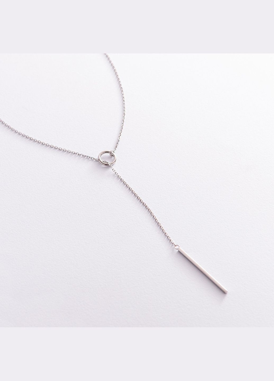 Срібне кольє - краватка Муза 181193 Oniks (357494024)