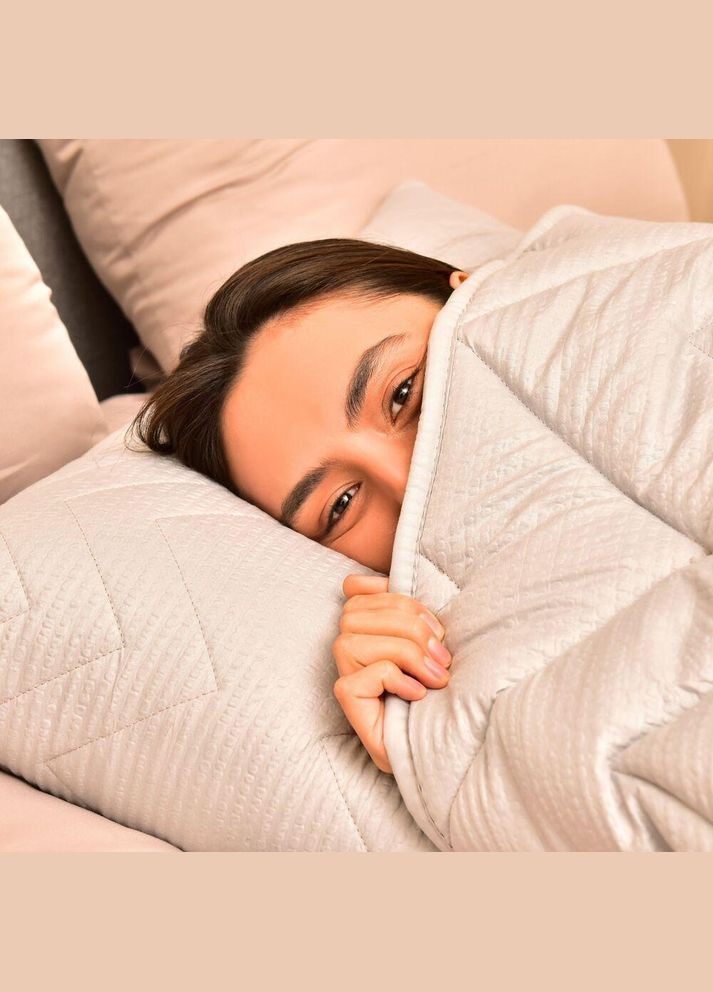 Одеяло зимнее 175х210 см Nordic Comfort антиаллергенное теплое серое двуспальное IDEIA (334726607)