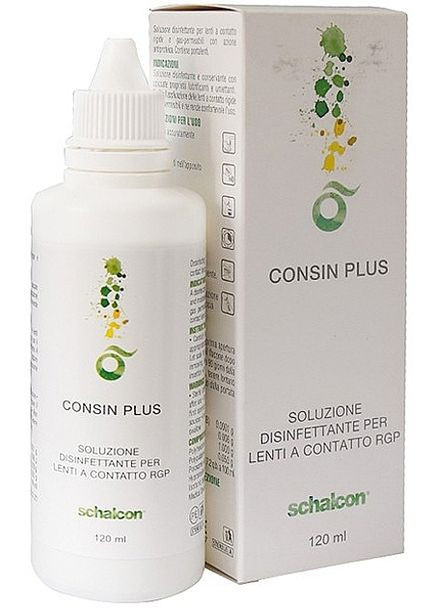Раствор для жестких газопроницаемых контактных линз, 120 мл 120ml. Schalcon (365800299)