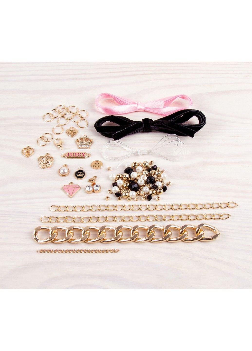 Juicy Couture: Міні-набір для створення шарм-браслетів 'Рожевий зорепад' Make it Real (331299828)