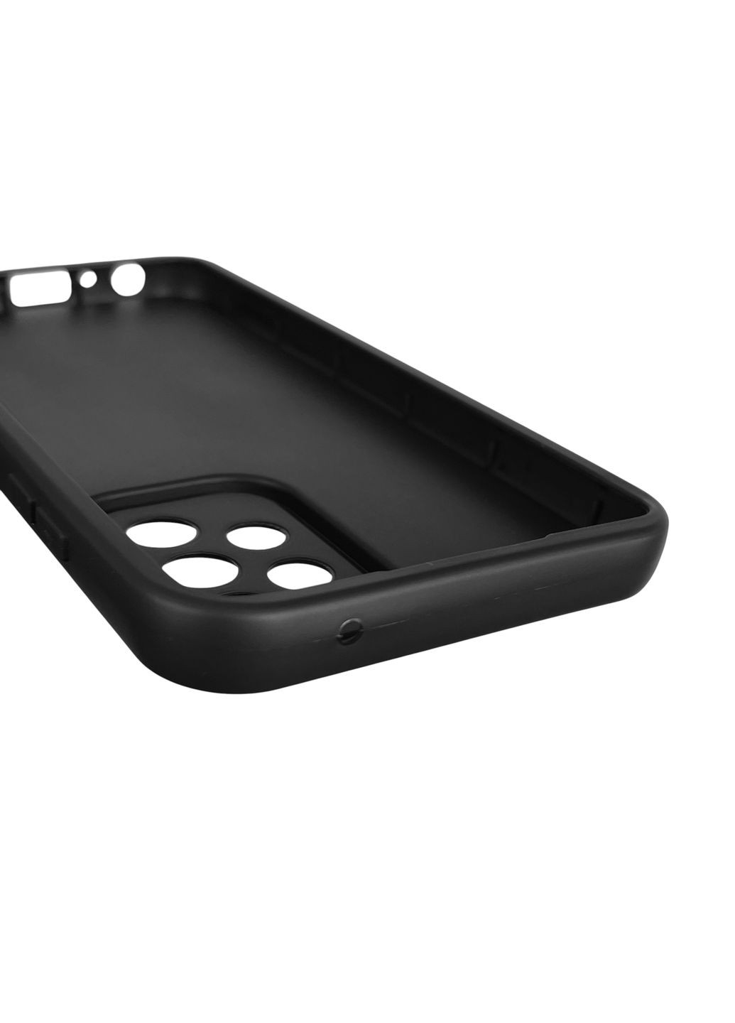 Чехол силиконовый Soft Touch с 3D принтом для Galaxy A52s (SM-A528F) черный (Полная защита камеры) Samsung (373670700)