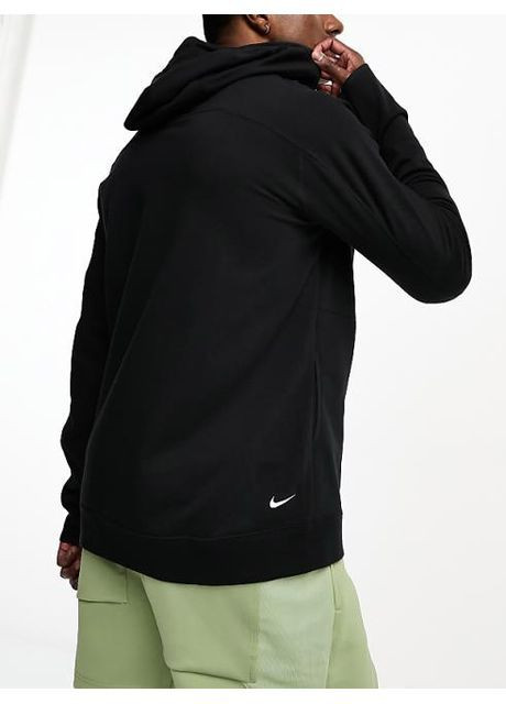 Толстовка худі кофта Nike Running Trail Magic Hour Logo-Print Cotton-Blend Dri-FIT Hoodie Black (363135117)
